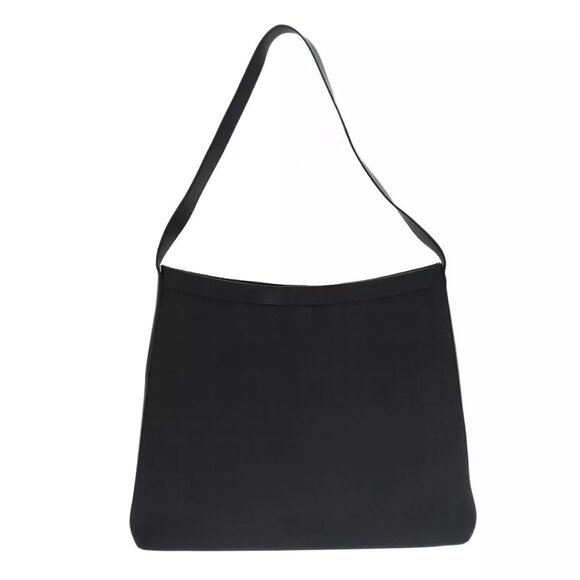 BURBERRY Nova Check Shoulder Bag PVC Black - Picture 2 of 16